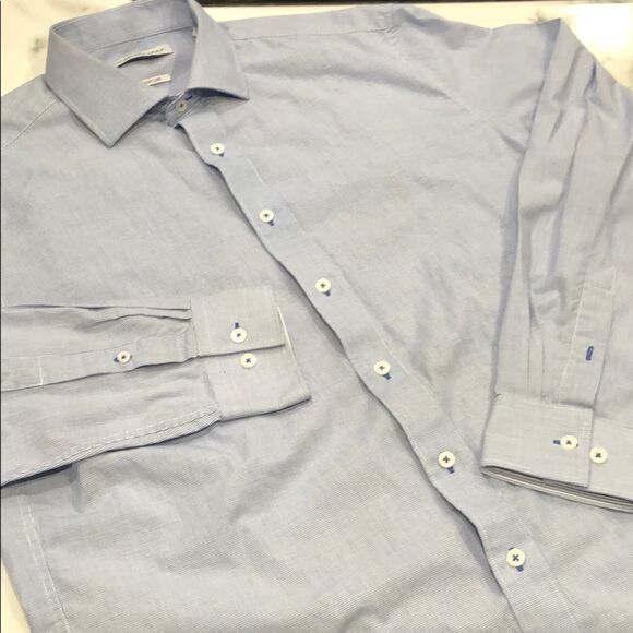 Nick Graham Button Up Sz. L 34/35 16.5 - Picture 2 of 5